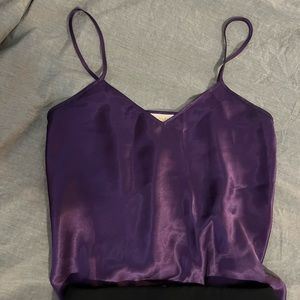 Vintage La Vie En Rose Satin Camisole